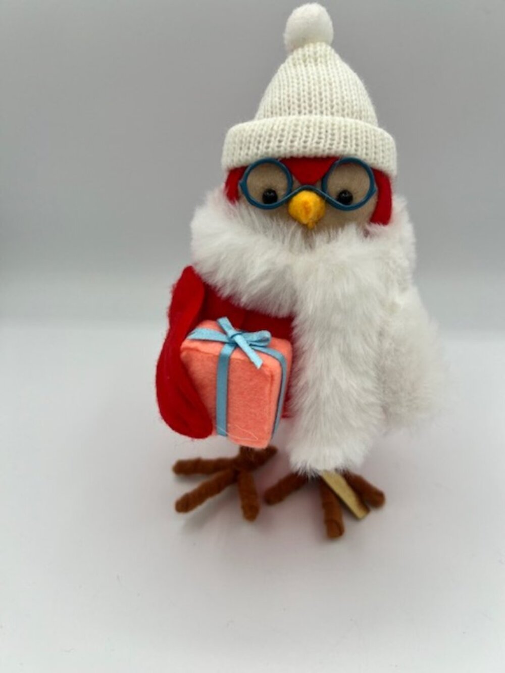 2023 Target Featherly Friends Ginger Christmas Bird Blue Glasses Gift